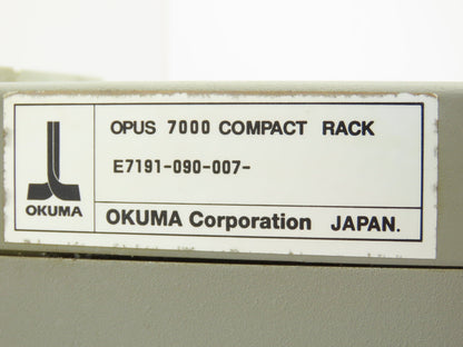 Okuma E7191-090-007 Opus7000 Docking Compact Rack Chassis W/Mother Boards