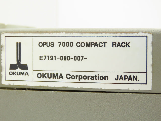 Okuma E7191-090-007 Opus7000 Docking Compact Rack Chassis W/Mother Boards