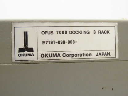 Okuma E7191-090-007 Opus7000 Docking Compact Rack Chassis W/Mother Boards