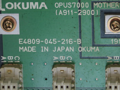 Okuma E7191-090-007 Opus7000 Docking Compact Rack Chassis W/Mother Boards