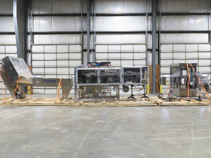 Coster CAP300 Cap Placing Line Aerosol Bottle Capper & Sorter with Feed Hopper