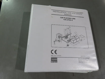 Coster CAP300 Cap Placing Line Aerosol Bottle Capper & Sorter with Feed Hopper