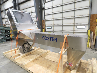 Coster CAP300 Cap Placing Line Aerosol Bottle Capper & Sorter with Feed Hopper