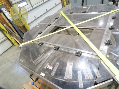 Shibuya Hoppmann Norwalt Aerosol Can Puck Sorter Inserter Line w/ Feeder Hopper