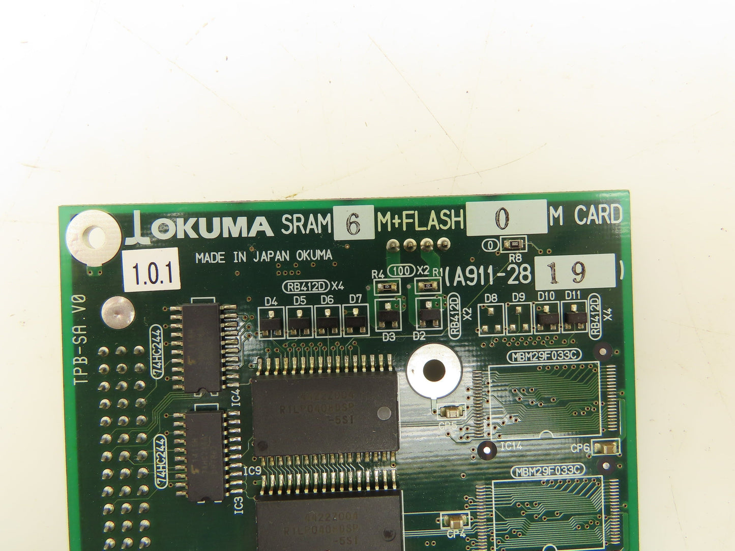 Okuma E4809-770-145 SRAM 6M + Flash 0M Card 1911-2819