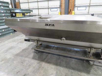 Haumiller Bottle Cap Bowl Feeder with Feed Hopper Elevator Conveyor 480V