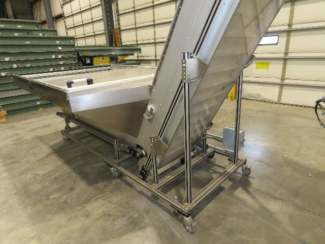 Haumiller Bottle Cap Bowl Feeder with Feed Hopper Elevator Conveyor 480V