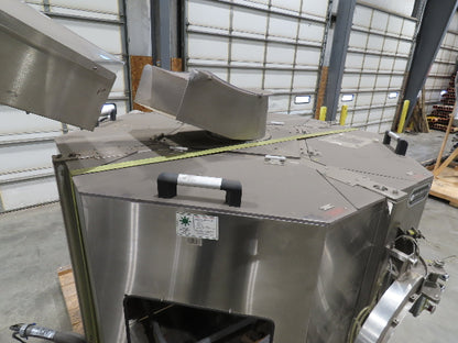Haumiller Bottle Cap Bowl Feeder with Feed Hopper Elevator Conveyor 480V