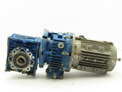 DR Drives TYPE 71C4 Gear Motor 0.55 KW 80:1 Variable Reducer 3PH IMB5