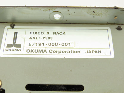 Okuma E7191-00U-001 Fixed 3 Rack Chassis with Motherboard E4809-770-131