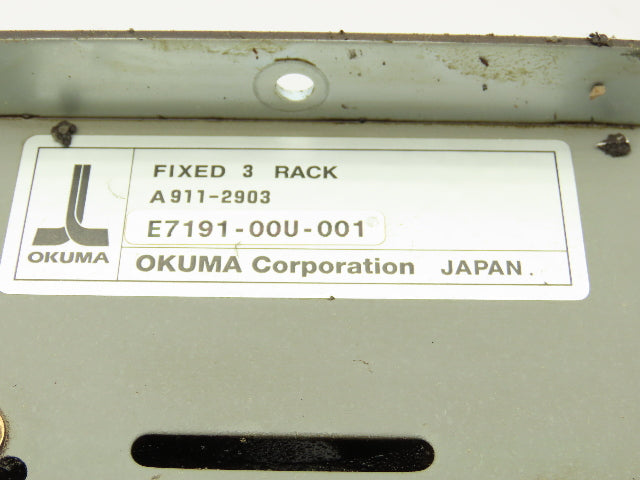 Okuma E7191-00U-001 Fixed 3 Rack Chassis with Motherboard E4809-770-131