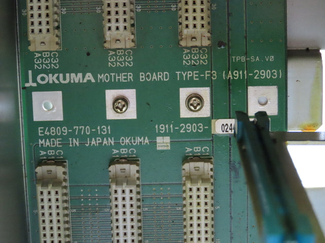 Okuma E7191-00U-001 Fixed 3 Rack Chassis with Motherboard E4809-770-131