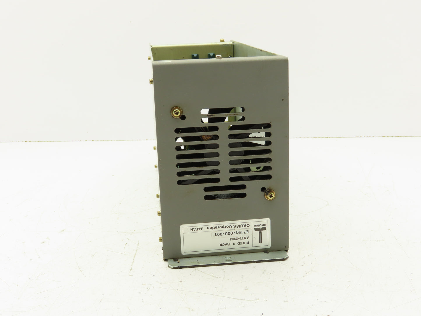 Okuma E7191-00U-001 Fixed 3 Rack Chassis with Motherboard E4809-770-131