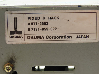 Okuma E7191-855-022 Fixed 3 Rack Chassis with Motherboard E4809-770-131