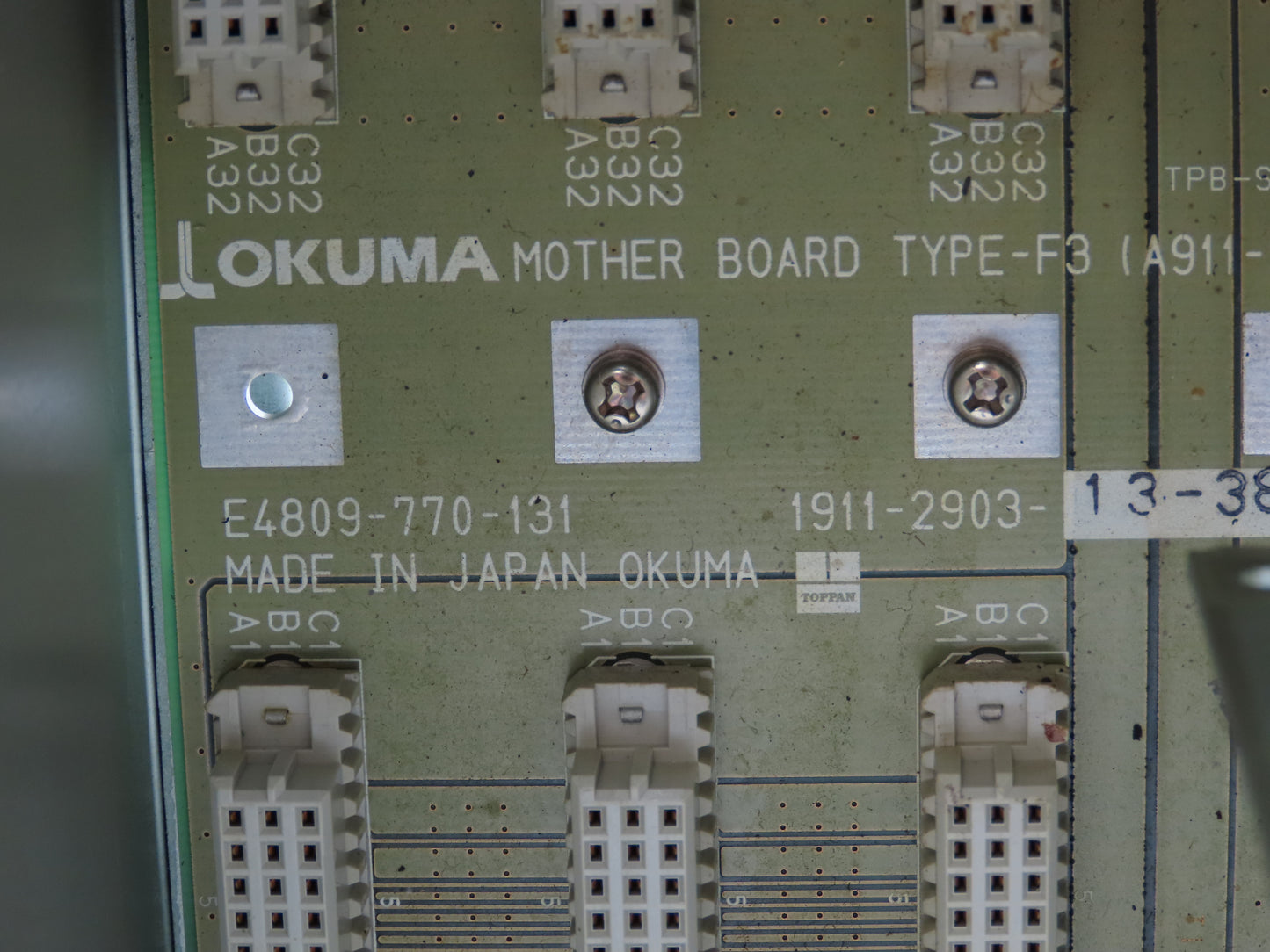 Okuma E7191-855-022 Fixed 3 Rack Chassis with Motherboard E4809-770-131