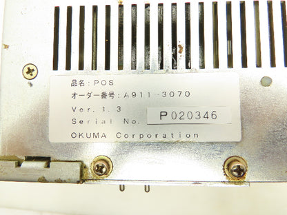 Okuma A911-3070 PLC Slot Rack Card Chassis with Motherboard ES-V4504