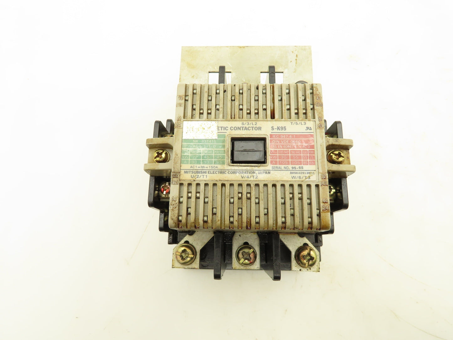 Mitsubishi Electric S-K95 Magnetic Contactor 3P 690V 100-127V Coil Lot of 3