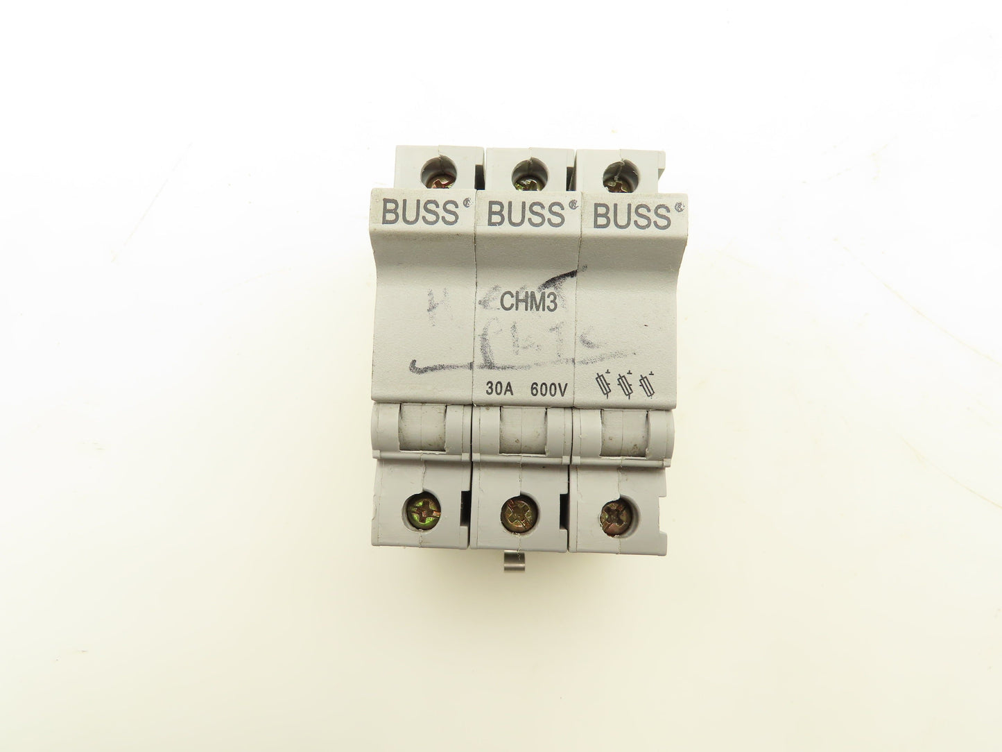 Bussmann CHM3 Fuse Holder 30A 600V 3P Lot Of 4