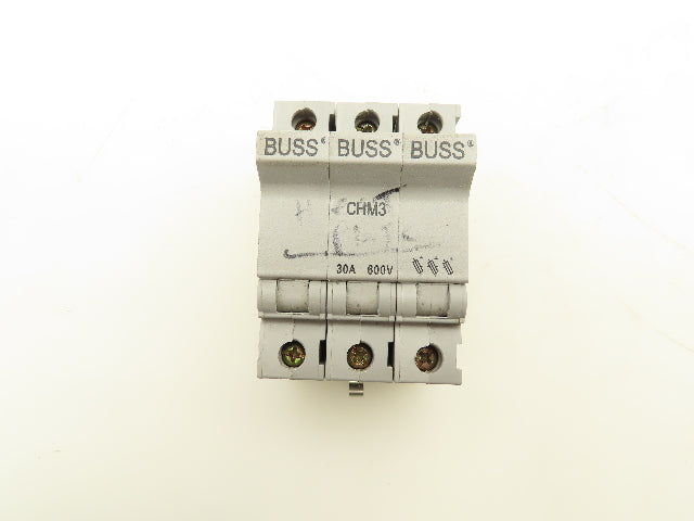 Bussmann CHM3 Fuse Holder 30A 600V 3P Lot Of 4