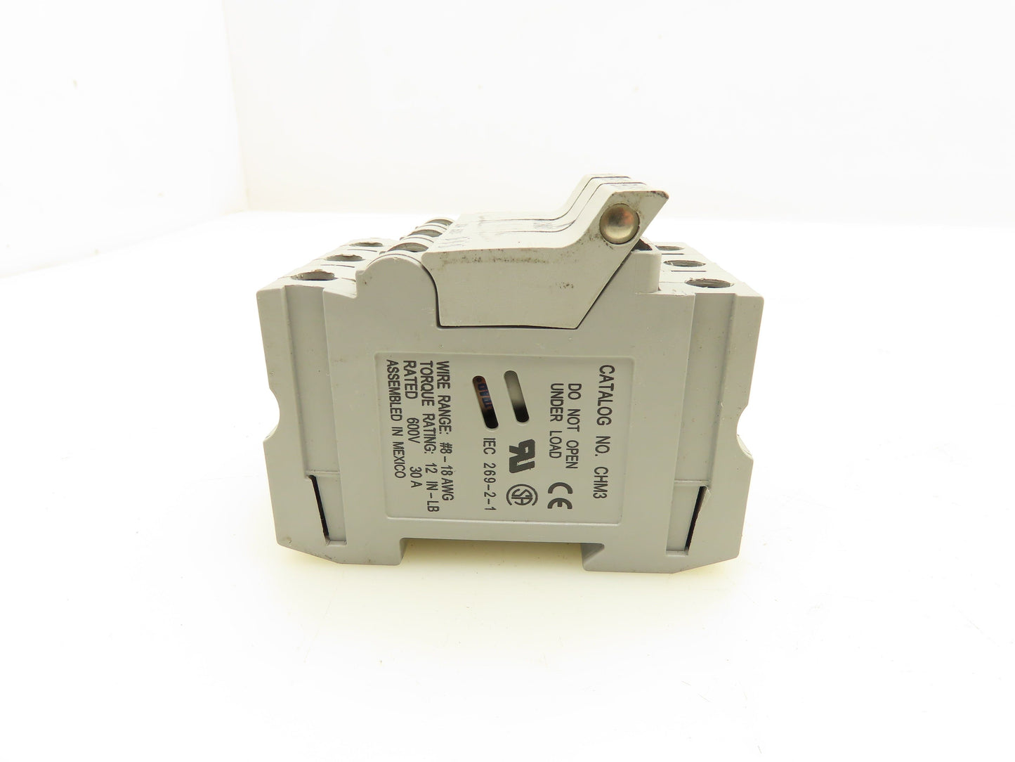 Bussmann CHM3 Fuse Holder 30A 600V 3P Lot Of 4