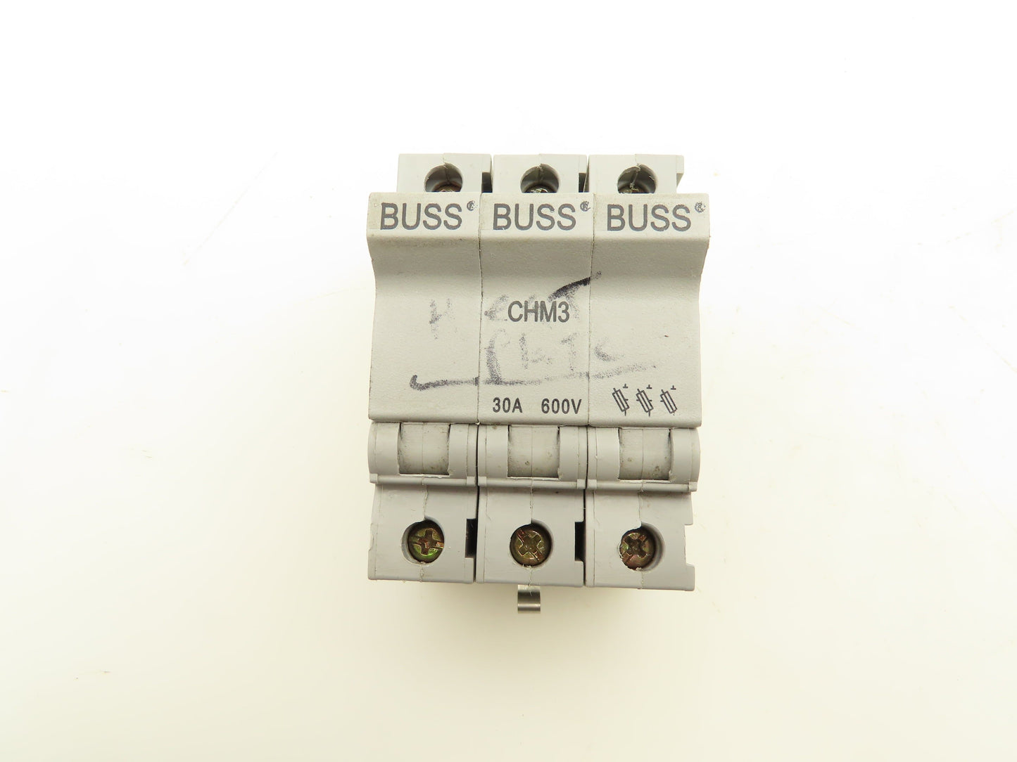 Bussmann CHM3 Fuse Holder 30A 600V 3P Lot Of 4
