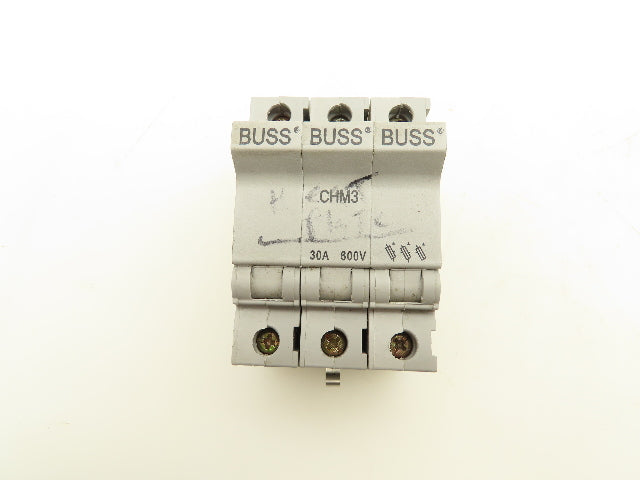 Bussmann CHM3 Fuse Holder 30A 600V 3P Lot Of 4