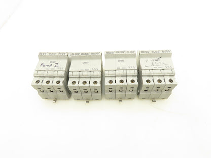 Bussmann CHM3 Fuse Holder 30A 600V 3P Lot Of 4