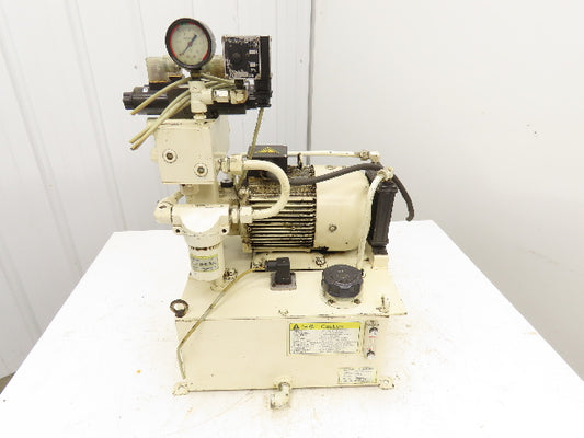 Okuma OEY-L-STD-2.2KW CNC Lathe Hydraulic Power Unit 30L/Min UNI Pump 20L Tank