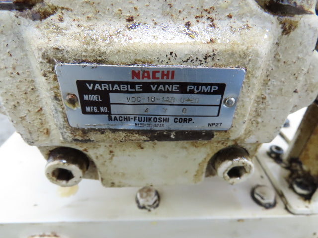 Showa Okuma PVU-40-0403-HX CNC Lathe Hydraulic Power Unit 2.2kw 25L/Min 40L Tank