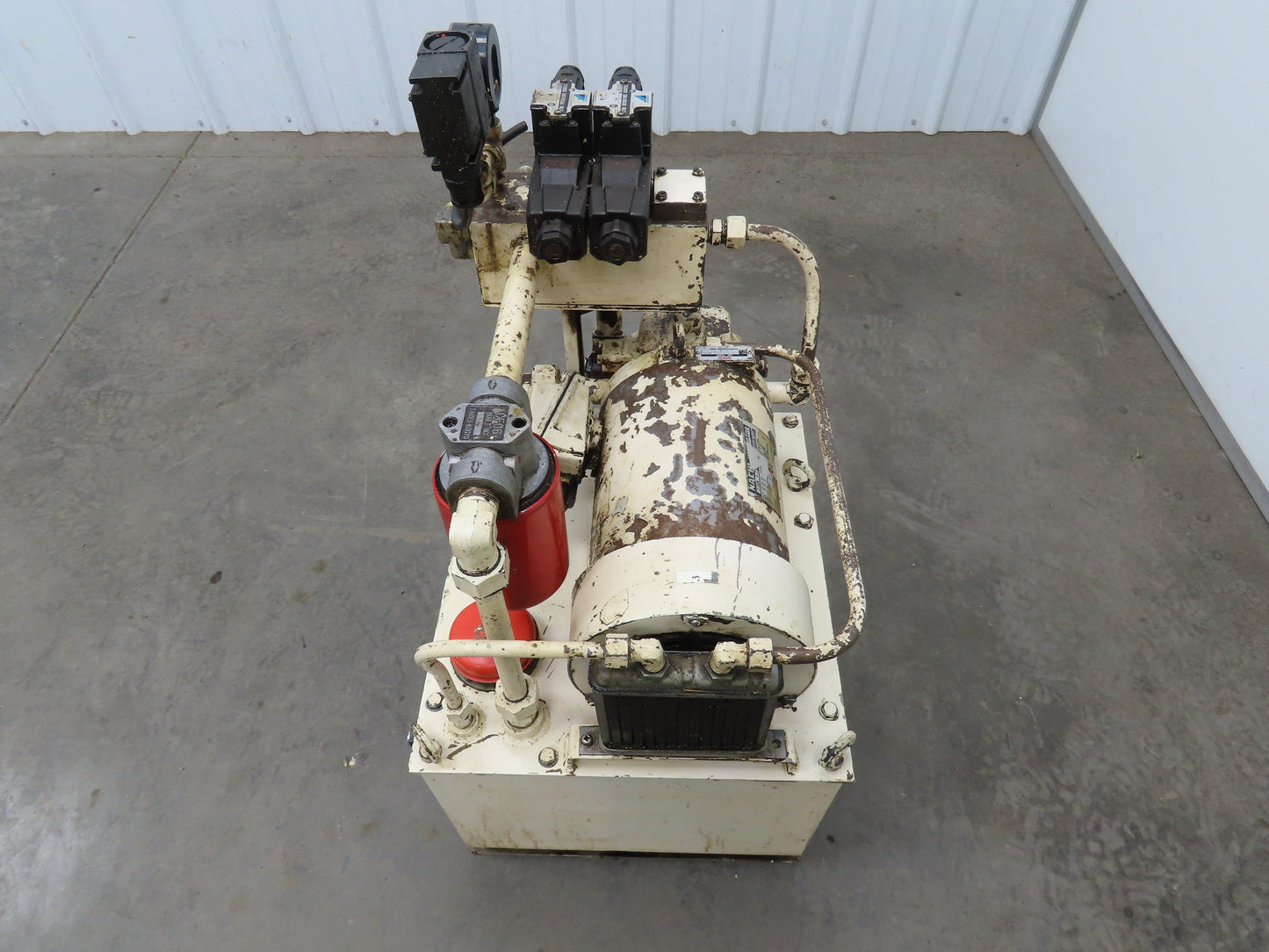 Showa Okuma PVU-40-0403-HX CNC Lathe Hydraulic Power Unit 2.2kw 25L/Min 40L Tank
