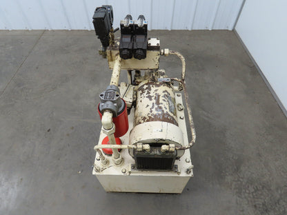Showa Okuma PVU-40-0403-HX CNC Lathe Hydraulic Power Unit 2.2kw 25L/Min 40L Tank