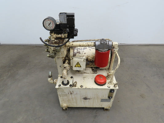 Showa Okuma PVU-40-0403-HX CNC Lathe Hydraulic Power Unit 2.2kw 25L/Min 40L Tank