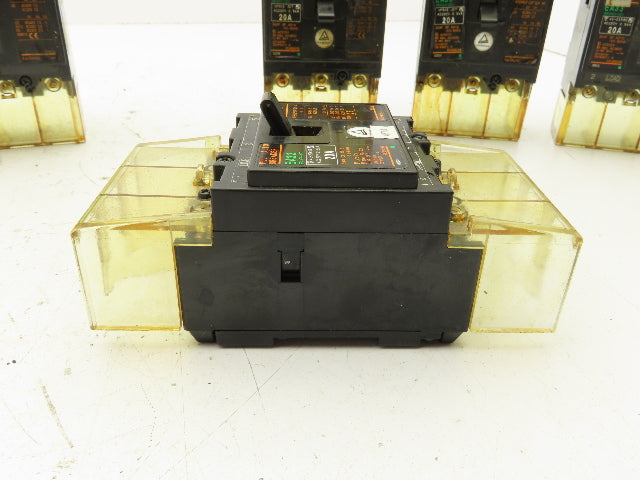 Fuji Electric EA33 Auto Circuit Breaker 20A 460V 3P Lot of 9