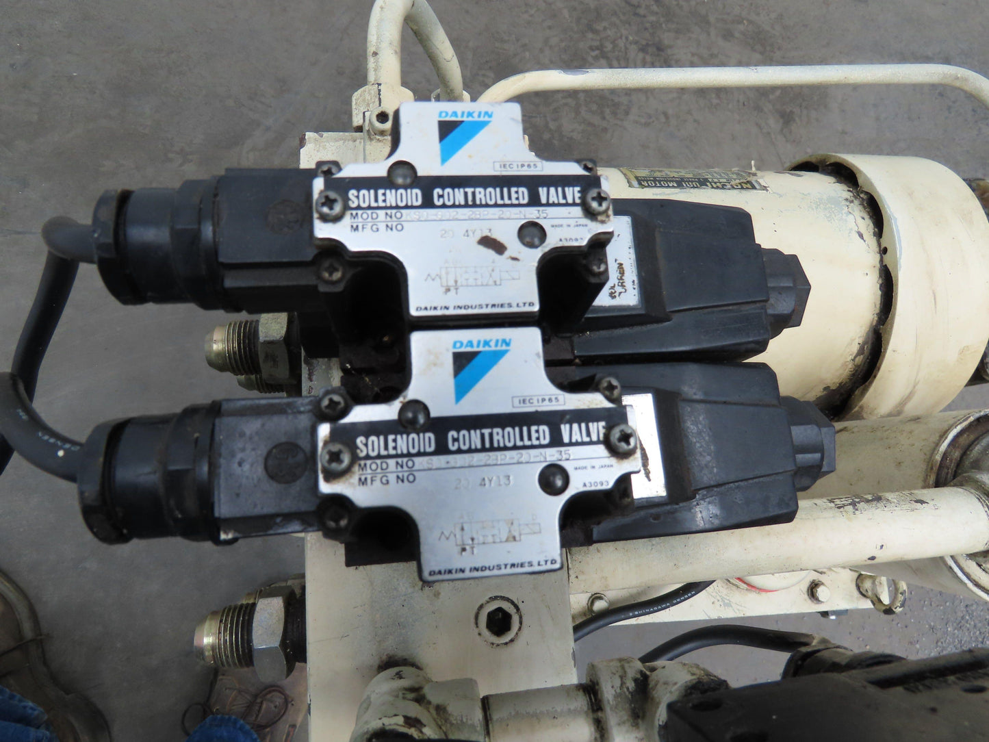 Showa Okuma PVU-40-0403-HX CNC Lathe Hydraulic Power Unit 2.2kw 25L/Min 40L Tank