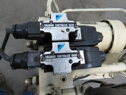 Showa Okuma PVU-40-0403-HX CNC Lathe Hydraulic Power Unit 2.2kw 25L/Min 40L Tank