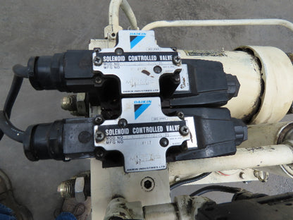 Showa Okuma PVU-40-0403-HX CNC Lathe Hydraulic Power Unit 2.2kw 25L/Min 40L Tank