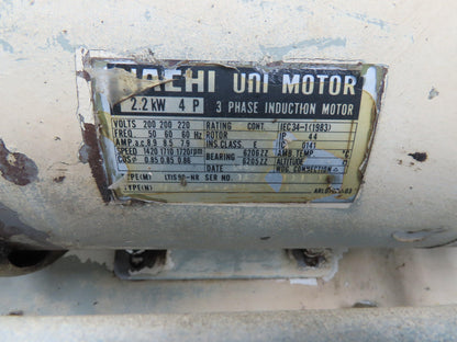 Showa Okuma PVU-40-0403-HX CNC Lathe Hydraulic Power Unit 2.2kw 25L/Min 40L Tank