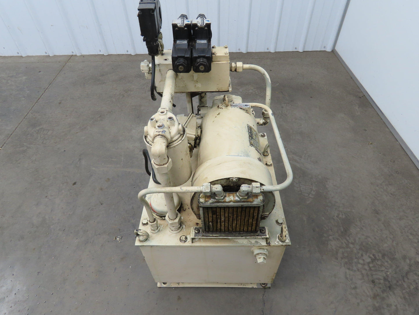 Showa Okuma PVU-40-0403-HX CNC Lathe Hydraulic Power Unit 2.2kw 25L/Min 40L Tank