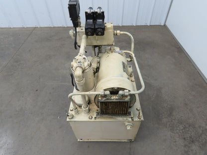 Showa Okuma PVU-40-0403-HX CNC Lathe Hydraulic Power Unit 2.2kw 25L/Min 40L Tank