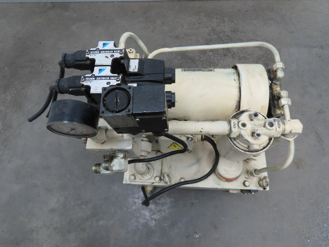 Showa Okuma PVU-40-0403-HX CNC Lathe Hydraulic Power Unit 2.2kw 25L/Min 40L Tank