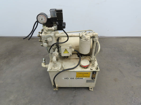 Showa Okuma PVU-40-0403-HX CNC Lathe Hydraulic Power Unit 2.2kw 25L/Min 40L Tank