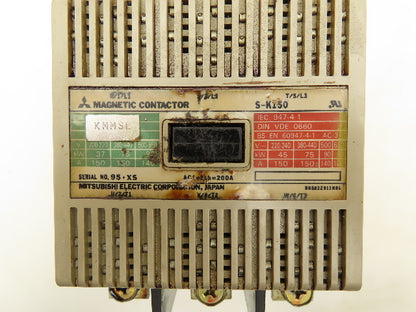 Mitsubishi Electric S-K150 Magnetic Contactor 3P 100-127V Coil