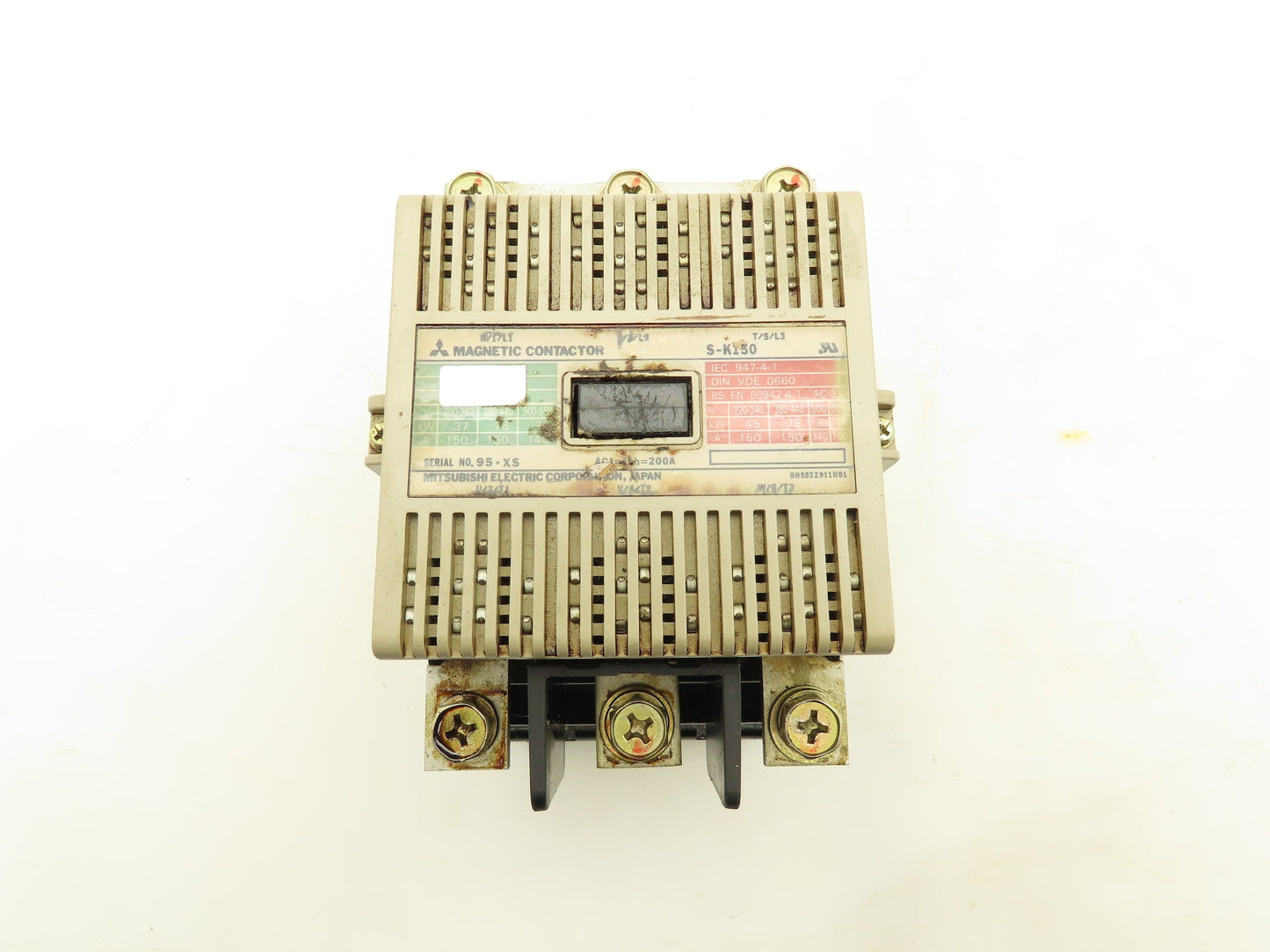 Mitsubishi Electric S-K150 Magnetic Contactor 3P 100-127V Coil