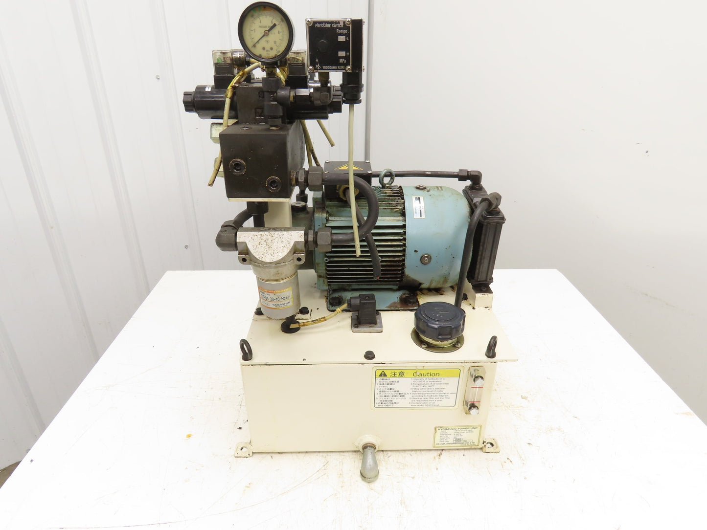 Okuma OEY-L-STD-2.2KW CNC Lathe Hydraulic Power Unit 30L/Min UNI Pump 20L Tank