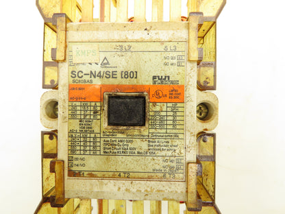 Fuji Electric SC-N4/SE Starter Contactor 120V Coil 600V 80A