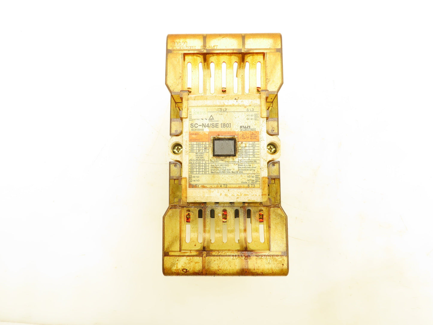 Fuji Electric SC-N4/SE Starter Contactor 120V Coil 600V 80A