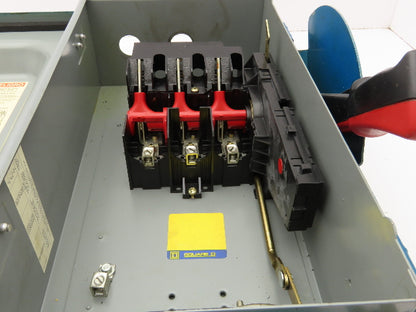 Square D HU362AWH Non-Fusible Safety Disconnect Switch 60A 60HP 600V Nema 12