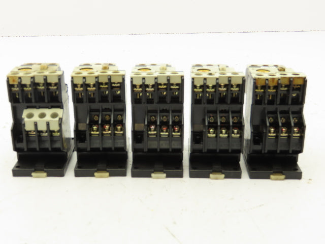 Fuji Electric TR-0N/3 Thermal Overload Relay 0.48-0.72A 600VAC Lot of 5