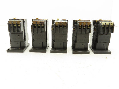 Fuji Electric TR-0N/3 Thermal Overload Relay 0.48-0.72A 600VAC Lot of 5