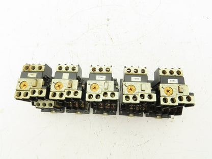 Fuji Electric TR-0N/3 Thermal Overload Relay 0.48-0.72A 600VAC Lot of 5